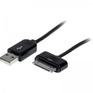 Image of StarTech 2m Dock Connector To USB Cable For Samsung Galaxy Tab