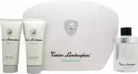 Image of Lamborghini Essenza Gift Set 125ml Eau de Toilette + 150ml Aftershave Balm + 150ml Shower Gel