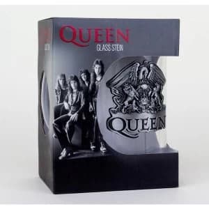 Image of Queen - Crest (Bravado) Stein Glass