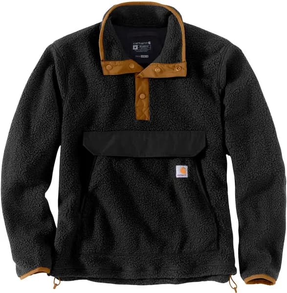 Image of Carhartt Relaxed Fit Fleece Pullover, black, Size XL