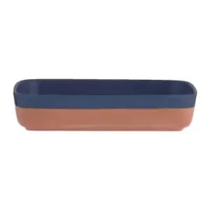 Image of Typhoon World Foods 25X17.5Cm Rectangular Dish - Navy