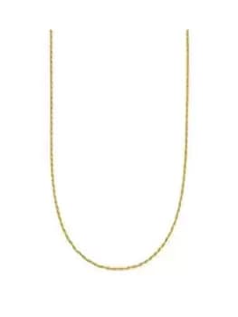 Image of Chlobo Gold Dainty Rope Chain 925 Sterling Silver Necklace