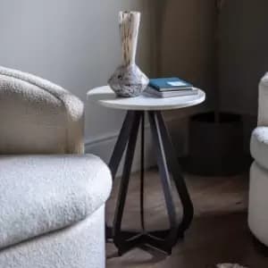 Image of Gallery Interiors Anton Side Table Black