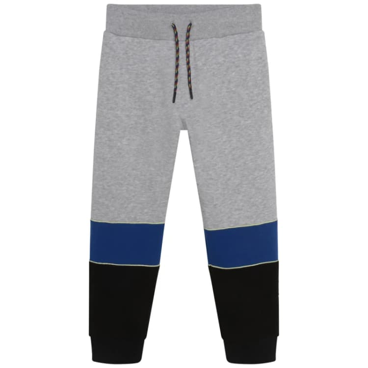 Image of Kenzo Closed Hem Fleece Jogging Bottoms Infants Grey Marl male 4Y