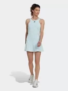 Image of adidas Tennis Y-Dress, Blue Size M Women