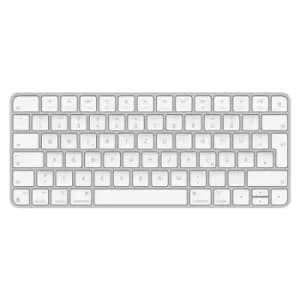 Image of Apple Magic keyboard USB + Bluetooth German Aluminium White