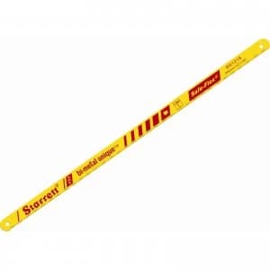 Image of Starrett Bi-Metal Safe Flex Hacksaw Blades 12" / 300mm 18tpi Pack of 2