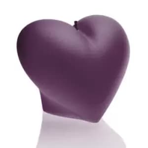 Image of Heart Smooth Candle – Violet
