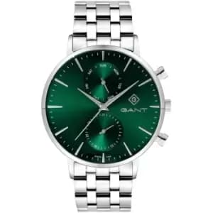 Image of Mens Gant Gant Park Hill Day-Date II Green-Metal Watch Watch