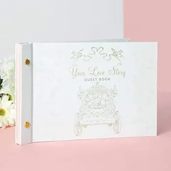 Image of Disney Happily Ever After Wedding Guest Book - Cinderella