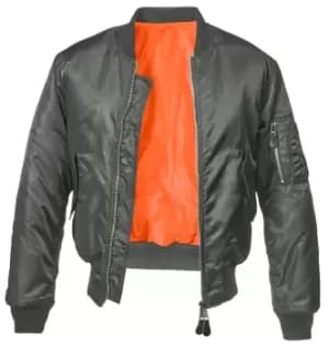 Image of Brandit MA1 Classic Jacket, black-grey, Size 2XL, black-grey, Size 2XL