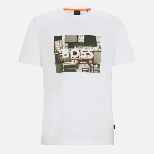 Image of Boss Orange Heavy Boss Cotton-Jersey T-Shirt - XL