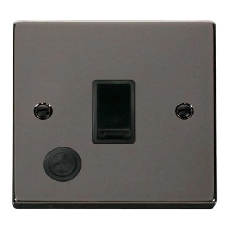 Image of SE Home Black Nickel 1 Gang 20A DP Switch With Flex Black
