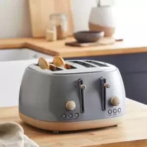 Image of Churchgate Chilcote Country 4 Slice Toaster Grey