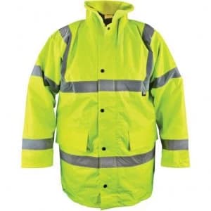Image of Scan Hi Vis Motorway Jacket Yellow 2XL