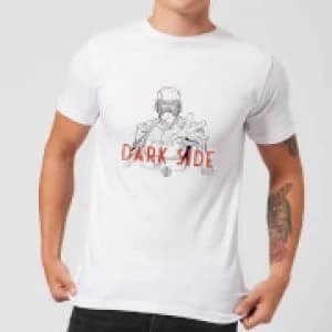 Image of Star Wars: The Rise Of Skywalker Kylo Darkside Powers Mens T-Shirt - White - 3XL