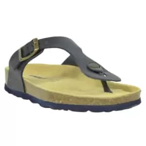 Image of Sanosan Womens/Ladies Geneve Designer Leather Sandals (3 UK) (Black)
