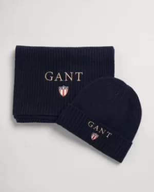 Image of GANT Scarf & Beanie With Gift Box