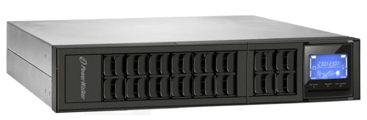 Image of PowerWalker VFI 1000CRM LCD uninterruptible power supply (UPS) Double-