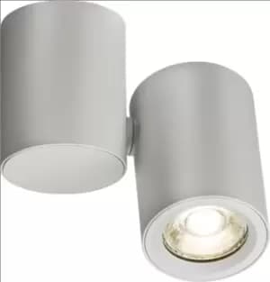 Image of KnightsBridge Dee Single Surface Adjustable Round Spotlight White