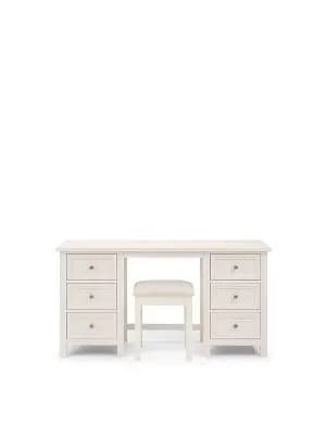 Image of Julian Bowen Maine Dressing Table And Stool Set