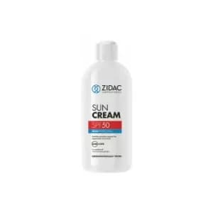 Image of Zidac sun cream spf 50 100ml bottle - Click