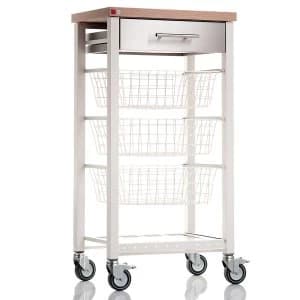 Image of Hahn Onda Beech Kitchen Trolley