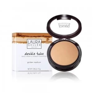 Image of Laura Geller Double Take Baked Versatile Powder Foundation Golden Medium
