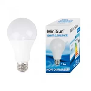 Image of MiniSun 15W ES E27 LED GLS Bulb in Cool White
