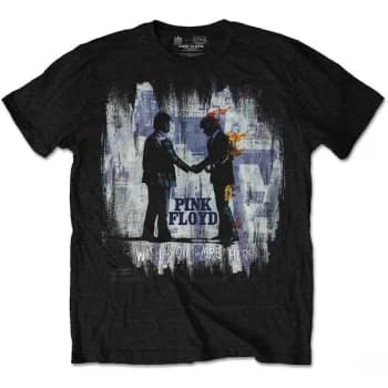 Image of Pink Floyd - Wish You Were Here Painting Unisex Large T-Shirt - Black