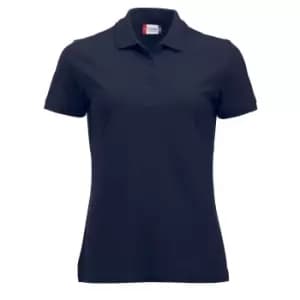 Image of Clique Womens/Ladies Manhattan Polo Shirt (XXL) (Dark Navy)
