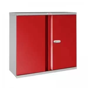Image of Phoenix SC Series SC1010GRE 2 Door 1 Shelf Steel Storage Cupboard Grey