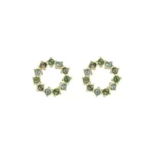 Image of Ted Baker Cresina Crystal Hoop Stud Earrings