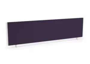 Image of Impulse/Evolve Plus Bench Screen 1600 Bespoke Tansy Purple White Frame