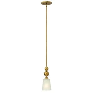 Image of 1 Light Ceiling Mini Pendant Vintage Brass, E27