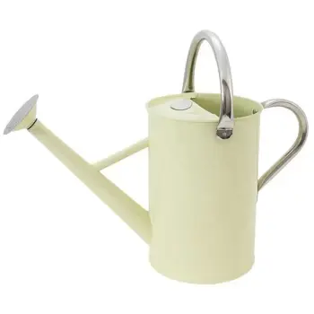 Image of K/S34898 Metal Watering Can Vintage Cream 4.5 litre - Kent&stowe