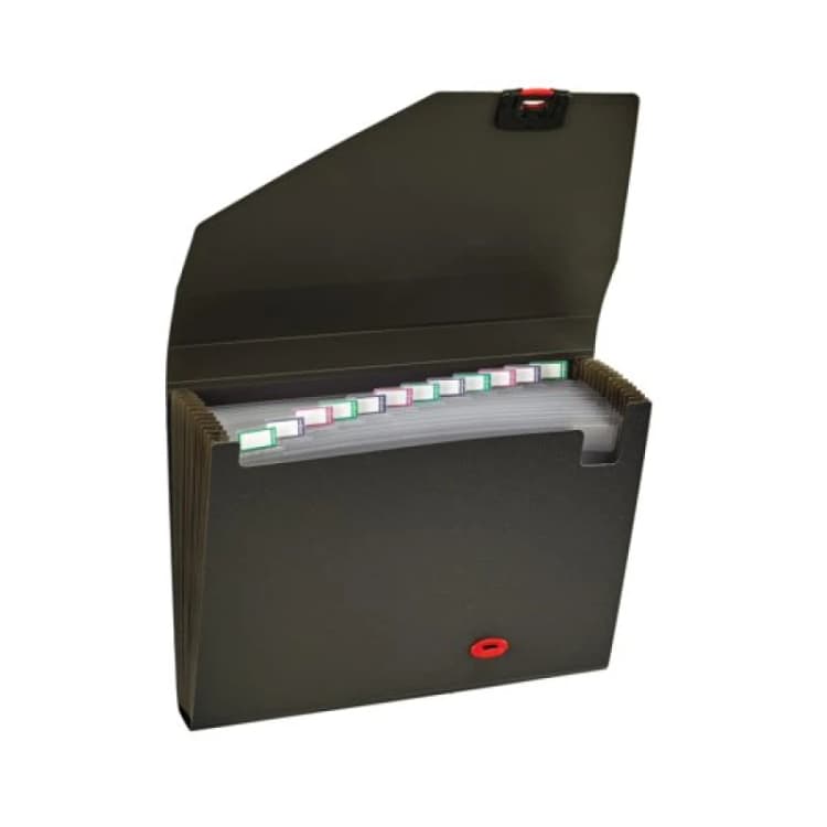 Image of Snopake Organiser 13 Part A4 Black 11219 11219 SNPK11219