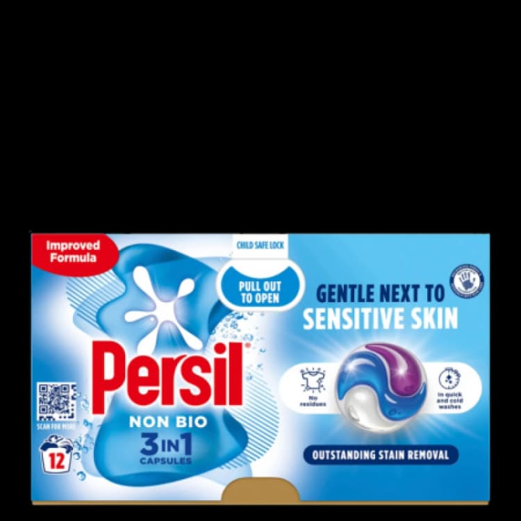 Image of Persil Non-Bio 3-in-1 Laundry Capsules a 12 Pcs PER-523721