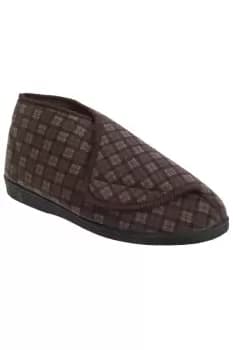 Image of James Check Boot Slippers