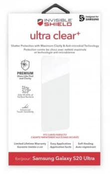Image of InvisibleShield Ultra Clear+ Samsung Galaxy S20 Ultra Screen