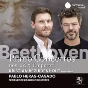 Image of Beethoven Piano Concertos Nos 2 & 5 Emperor by Ludwig van Beethoven CD Album