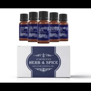Image of Mystic Moments Herb & Spice Essential Oils Gift Starter Pack