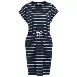 Image of Barbour Womens Marlo Stripe Dress Navy/White 10