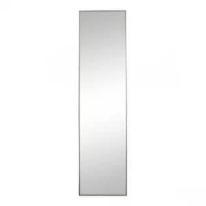 Image of Light Wood Tall Wall Mirror, 121x30cm