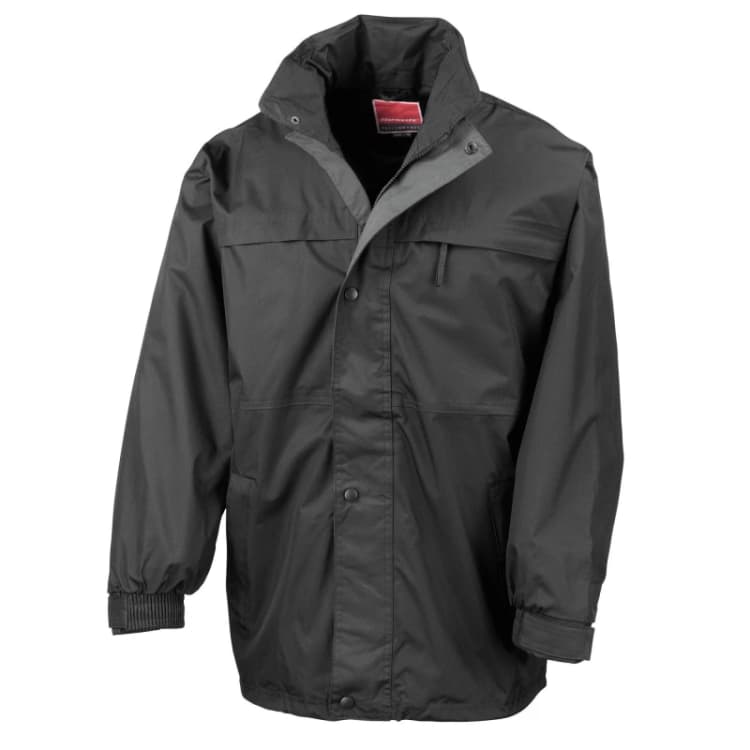 Image of Result Result Men Midweight Multi-Functional Jacket in Black Size: X-Small Black XS Male 5063527364081