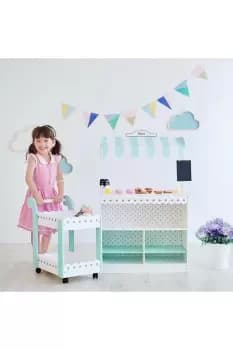 Image of My Dream Bakery Shop Dessert Stand White / Mint