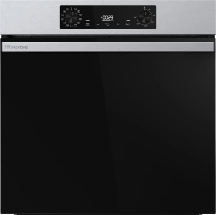 Image of Hisense Hi2 BI626PXUPUK Electric Single Oven with Pyrolytic Cleaning - Stainless Steel BI626PXUPUK Stainless steel