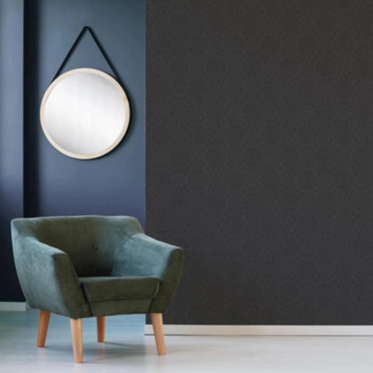 Image of Superfresco Supefresco Gyroscope Floral Geometric Charcoal Wallpaper