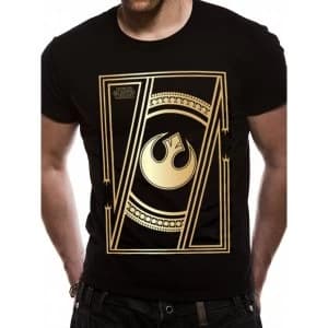 Image of Star Wars VIII The Last Jedi - Jedi Badge Mens Small T-Shirt - Black