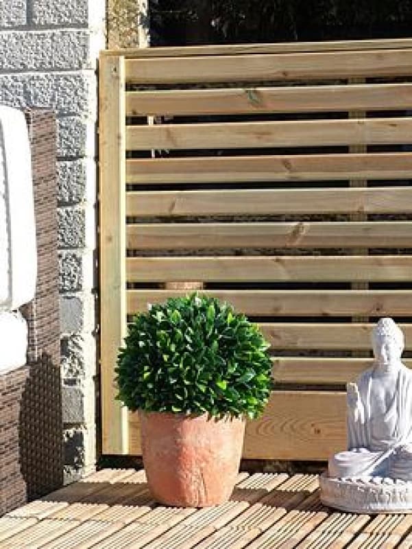 Image of Artificial Topiary Ball in Terracotta Plant Pot